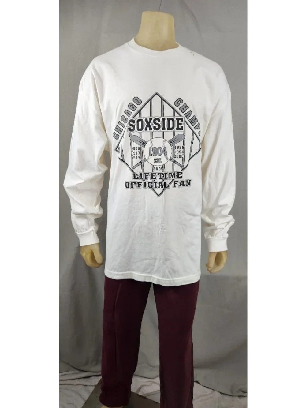AAA Chicago White Sox 2005 World Series Official Fan 2XL 2XLARGE T Shirt Top - Picture 1 of 8